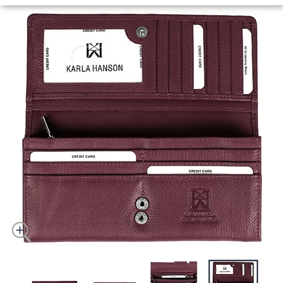 Karla Hanson leather wallet - Picture 9 of 10